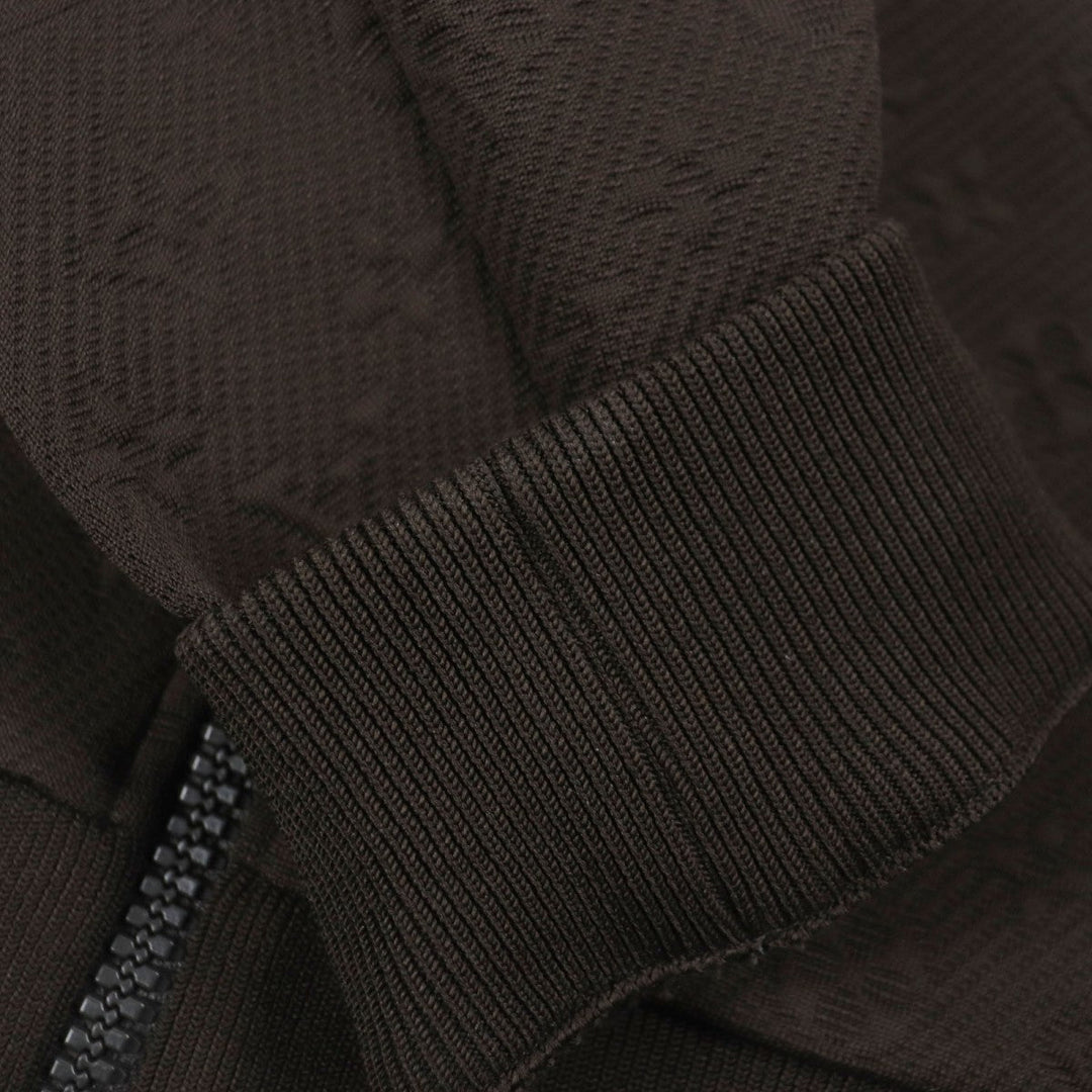 LOUIS VUITTON Track jacket HJY45W Outer material: 66% polyester, Outer material: 21% nylon, Outer material: 13% cotton, Lining: 100% nylon Dark brown mens XXL Used Authentic