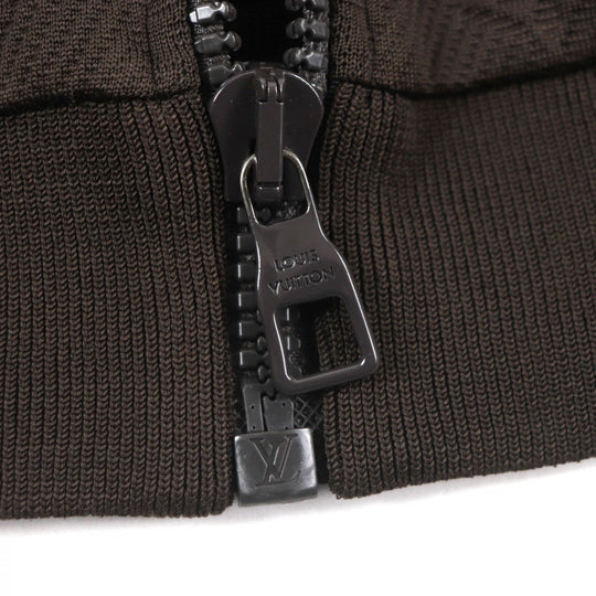 LOUIS VUITTON Track jacket HJY45W Outer material: 66% polyester, Outer material: 21% nylon, Outer material: 13% cotton, Lining: 100% nylon Dark brown mens XXL Used Authentic