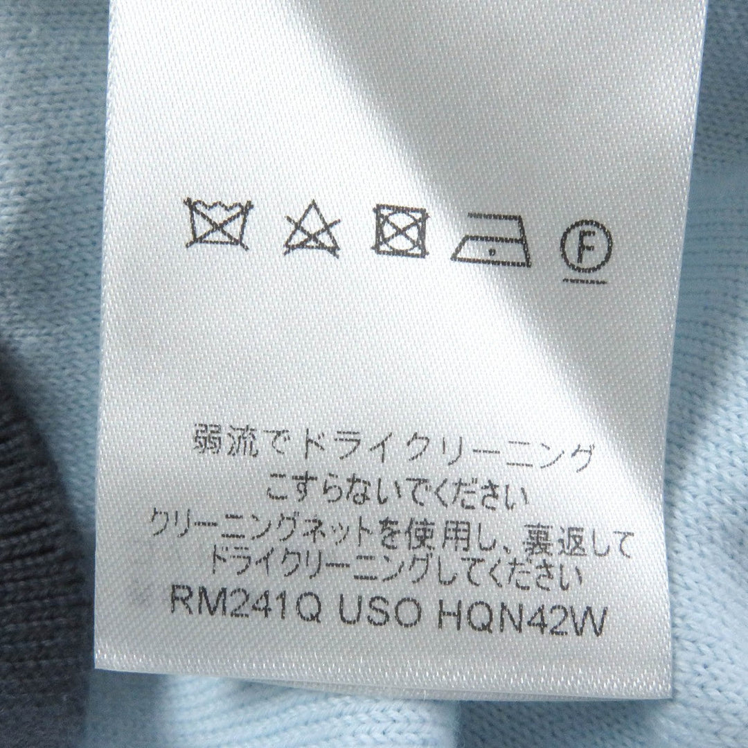 LOUIS VUITTON knit 1AFAPP Main: 100% cotton Blue gray type mens M Used Authentic