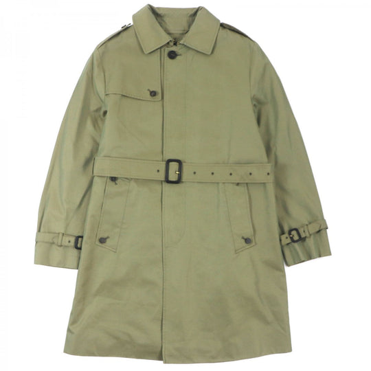 Mackintosh trench coat Outer: 100% cotton, Lining: 100% rayon, Liner: 100% wool green mens 40 Used Authentic