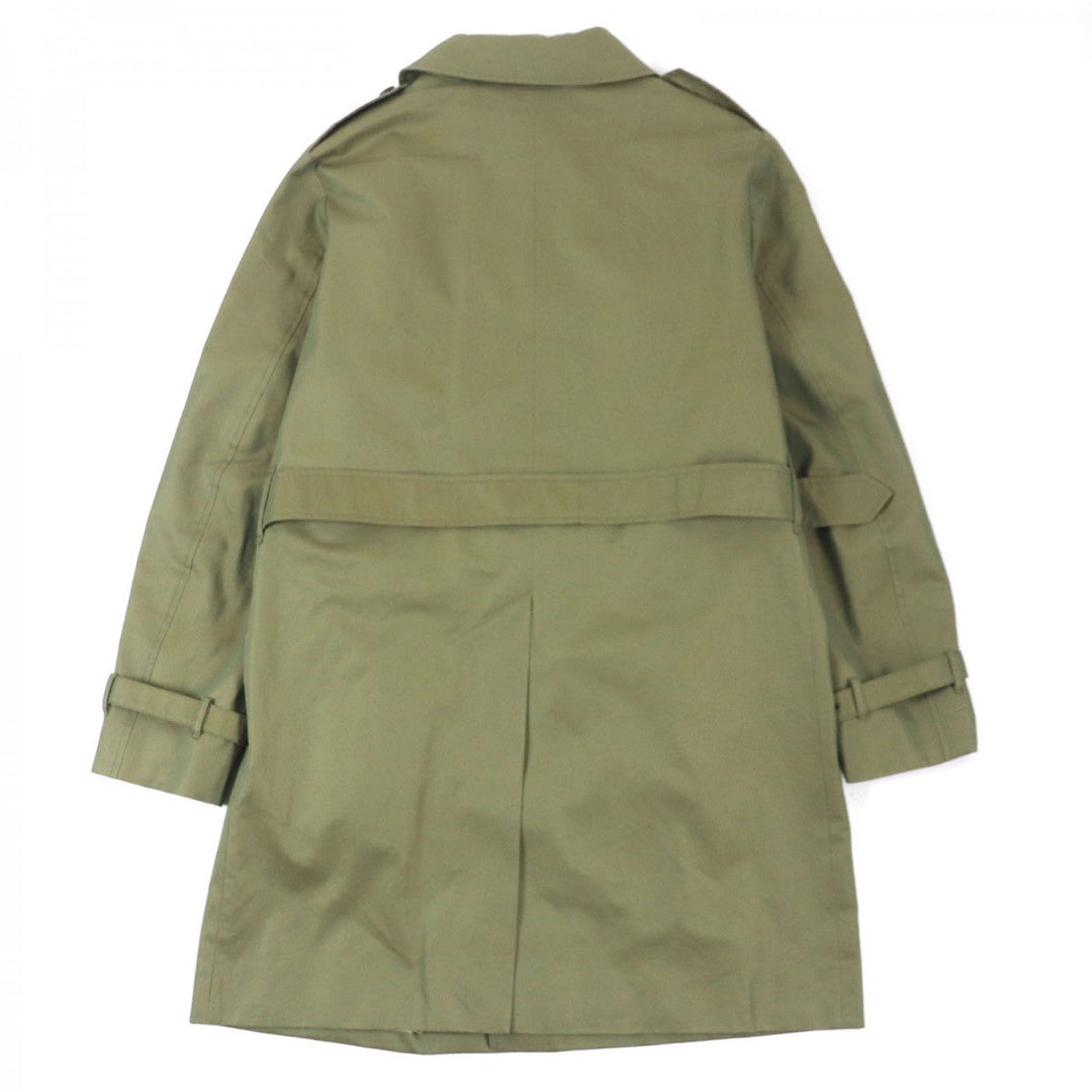 Mackintosh trench coat Outer: 100% cotton, Lining: 100% rayon, Liner: 100% wool green mens 40 Used Authentic