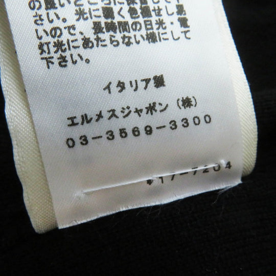 HERMES Blouson wool black 42