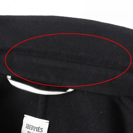 HERMES Blouson wool black 42