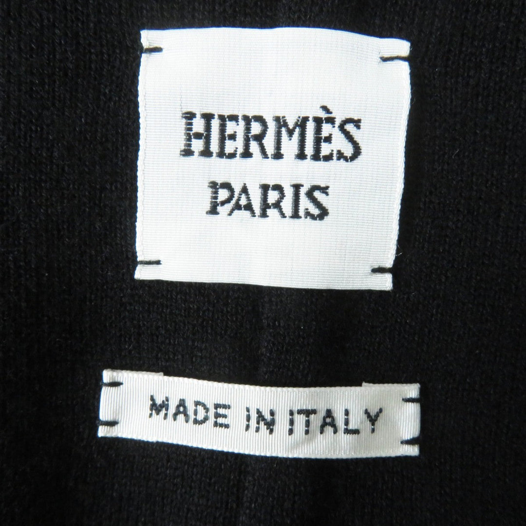 HERMES Blouson wool black 42