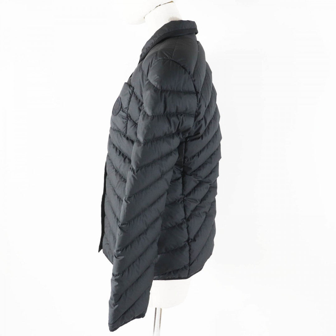 HERMES Down jacket 3H0185DA Outer: 100% polyester, Lining: 100% polyester, Part: 64% cotton, Part: 36% viscose (rayon), Filling: 90% down black Women 38 Used Authentic