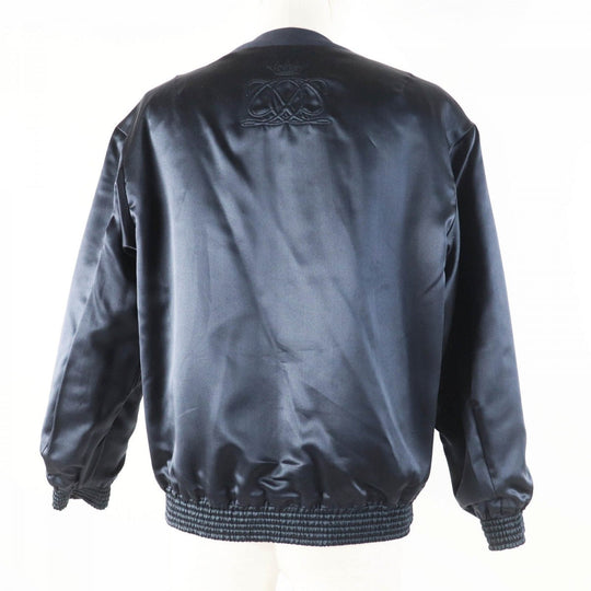 Drawer Down jacket 6522-299-0689 Outer: 54% silk, Outer: 46% polyester, Part: 100% silk, Filling: 75% down, Filling: 15% composite fiber Dark navy Women 38 Used Authentic