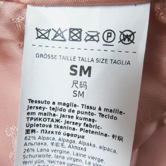 MAX MARA coat 23473601376 alpaca pink Teddy bear SM