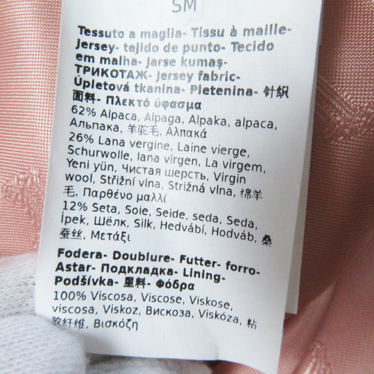MAX MARA coat 23473601376 alpaca pink Teddy bear SM