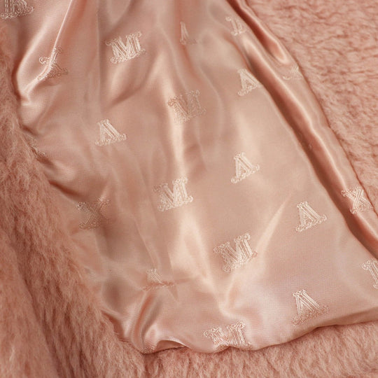 MAX MARA coat 23473601376 alpaca pink Teddy bear SM