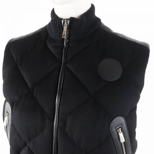 HERMES Down vest cashmere black 34