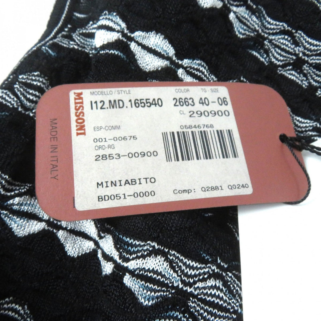 Missoni ensemble Main: 69% rayon, Main: 22% wool, Main: 9% polyester Black White Women 40 Used Authentic