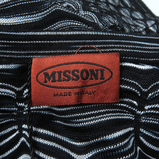 Missoni ensemble Main: 69% rayon, Main: 22% wool, Main: 9% polyester Black White Women 40 Used Authentic