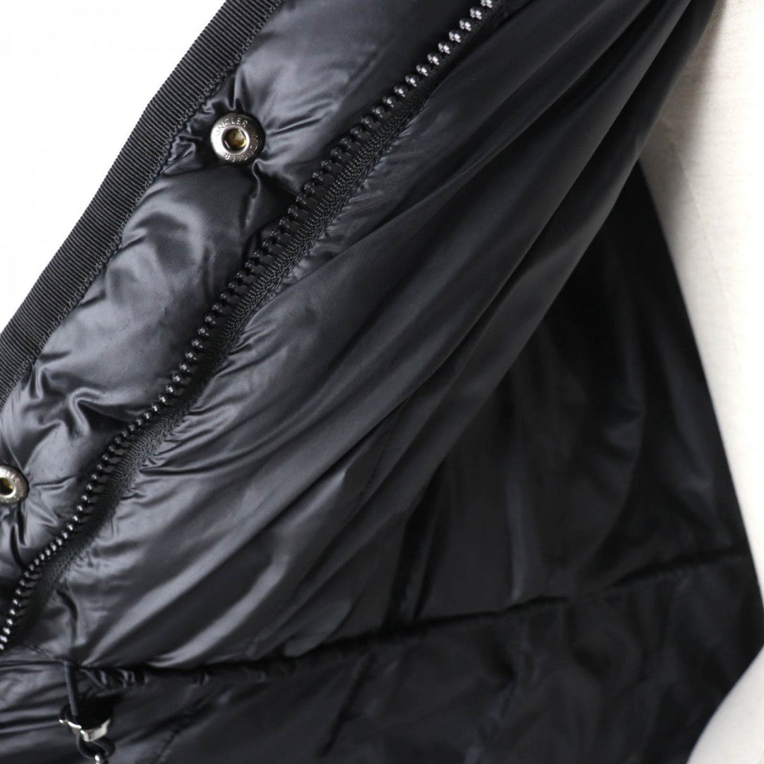 MONCLER down coat Outer: 100% polyamide (nylon), Lining: 100% polyamide (nylon), Part: 100% polyamide (nylon), Filling: 90% down, Filling: 10% feather black HERMINE Women 1 Used Authentic