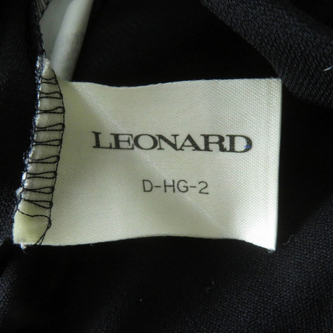 LEONARD one piece Main: 100% silk, Main: 65% acetate, Main: 35% polyester Multi Black Women Used Authentic