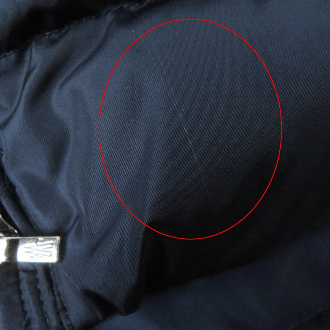 MONCLER down coat Outer: 100% nylon, Lining: 100% nylon, Part: 100% nylon, Filling: 90% down, Filling: 10% feather Navy CHARPAL Women Used Authentic