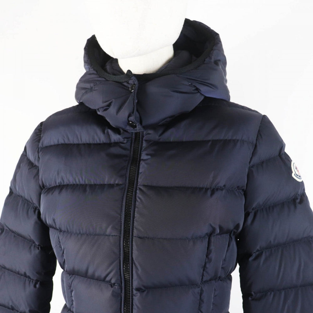 MONCLER down coat Outer: 100% nylon, Lining: 100% nylon, Part: 100% nylon, Filling: 90% down, Filling: 10% feather Navy CHARPAL Women Used Authentic