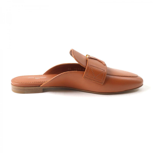 LOUIS VUITTON Mule 1ACH7H leather cognac LV Capri Line 38