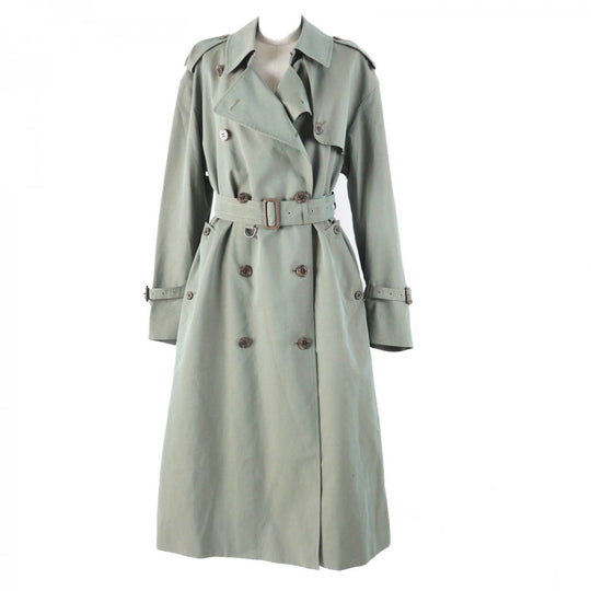 Aquascutum trench coat cotton Khaki Women 8 Used Authentic