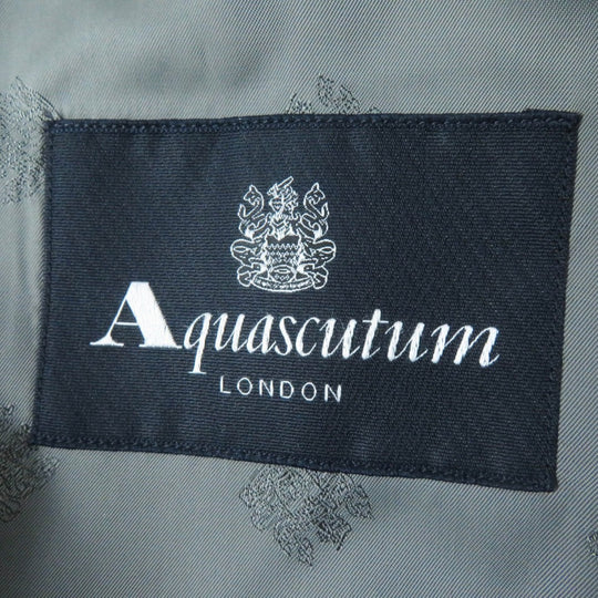Aquascutum trench coat cotton Khaki Women 8 Used Authentic