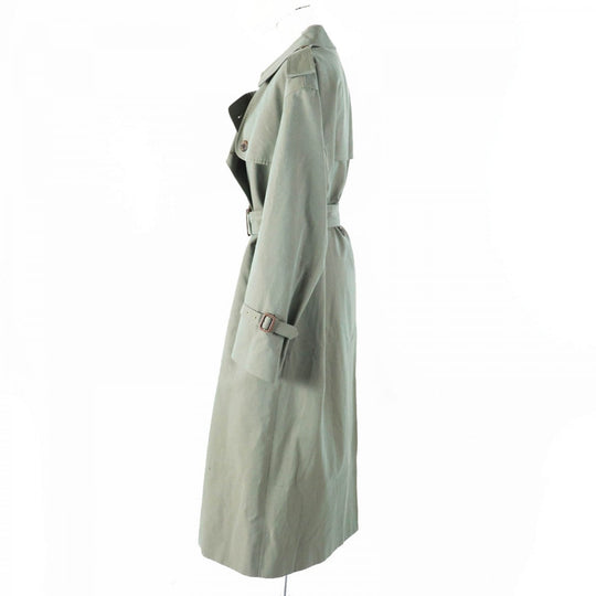 Aquascutum trench coat cotton Khaki Women 8 Used Authentic