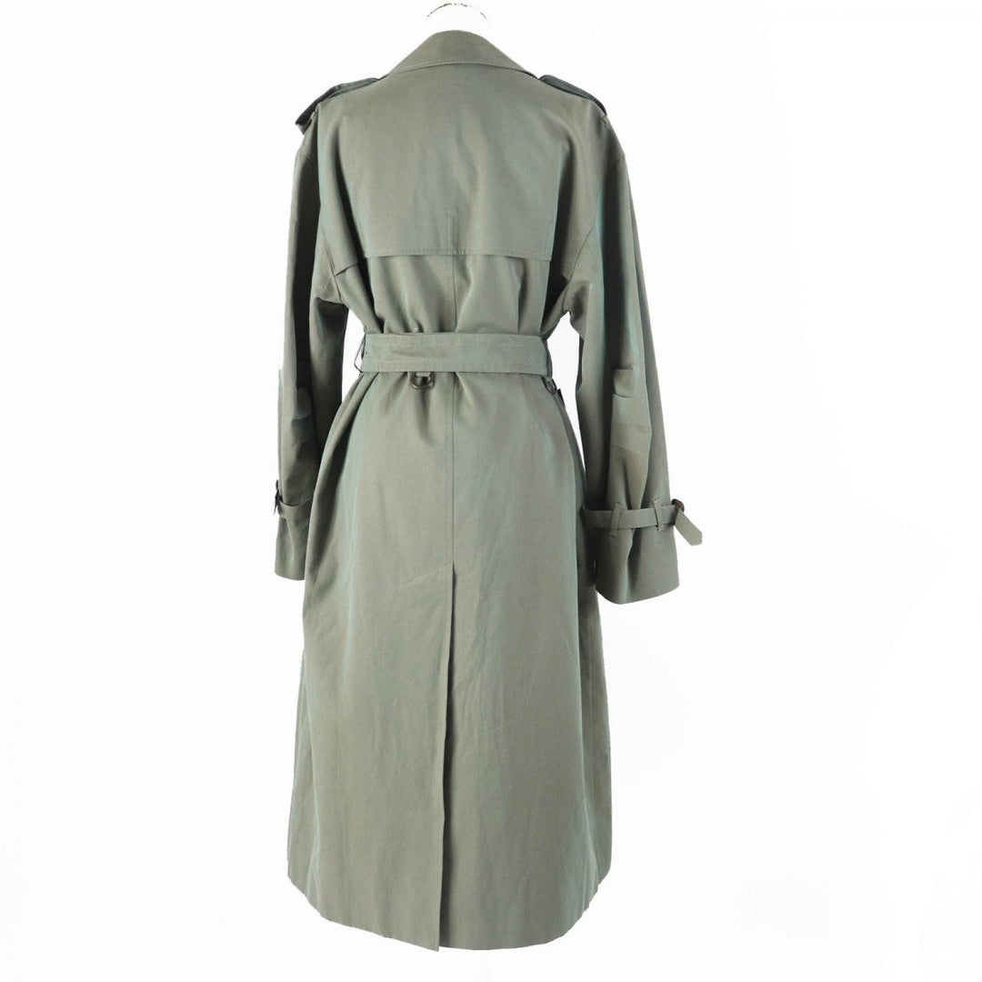 Aquascutum trench coat cotton Khaki Women 8 Used Authentic