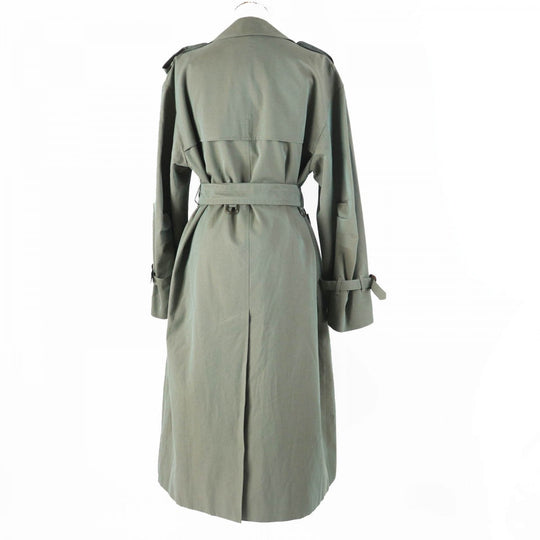 Aquascutum trench coat cotton Khaki Women 8 Used Authentic