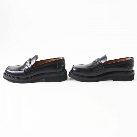Christian Dior loafers Main: Leather black DIOR BOY Women 35 Used Authentic