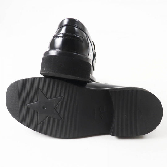Christian Dior loafers Main: Leather black DIOR BOY Women 35 Used Authentic