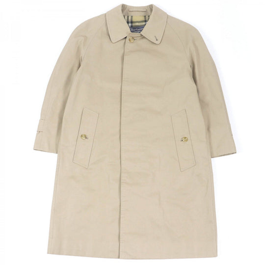 BURBERRY Stainless collar coat Outer: 51% cotton, Outer: 49% polyester, Lining: 50% polyester, Lining: 50% cotton beige mens 40 Used Authentic