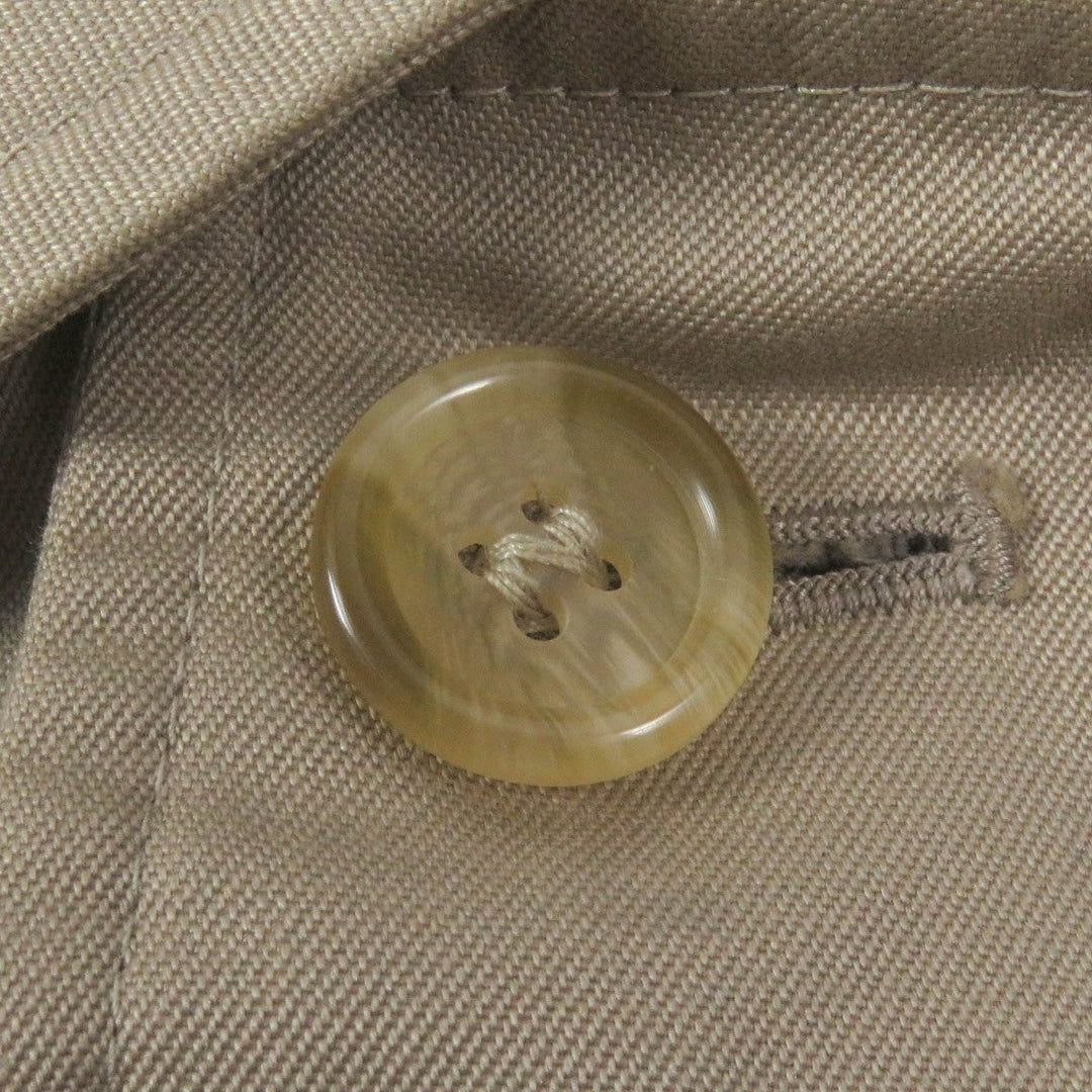 BURBERRY Stainless collar coat Outer: 51% cotton, Outer: 49% polyester, Lining: 50% polyester, Lining: 50% cotton beige mens 40 Used Authentic