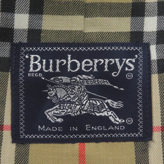 BURBERRY Stainless collar coat Outer: 51% cotton, Outer: 49% polyester, Lining: 50% polyester, Lining: 50% cotton beige mens 40 Used Authentic