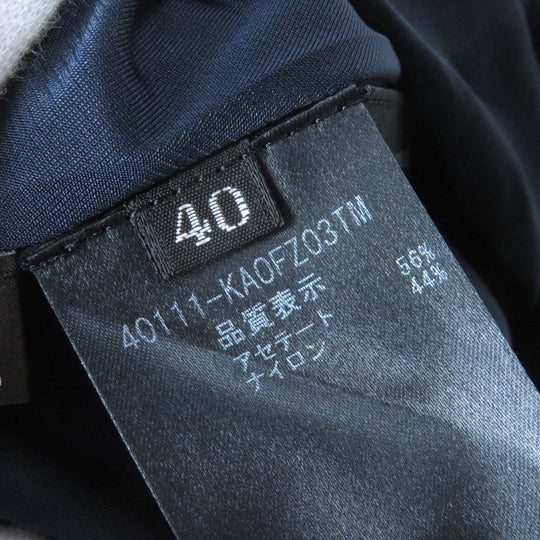 FOXEY one piece 40111 Main: 56% acetate, Main: 44% nylon Dark navy Knit Dress Women 40 Used Authentic