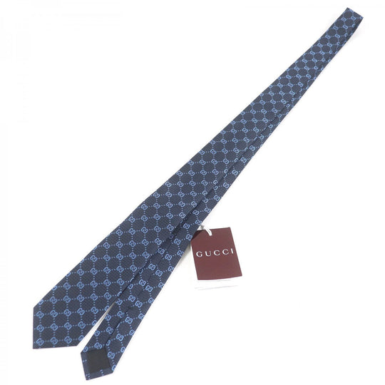 GUCCI tie 790227 Main: 100% silk, Lining: 60% cupra, Lining: 40% silk Navy mens Used Authentic