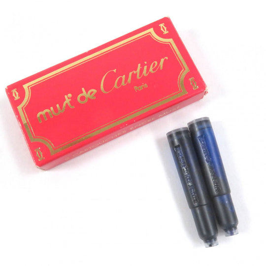 CARTIER fountain pen Pen tip: 18K Gold silver PANTHERE mens Used Authentic
