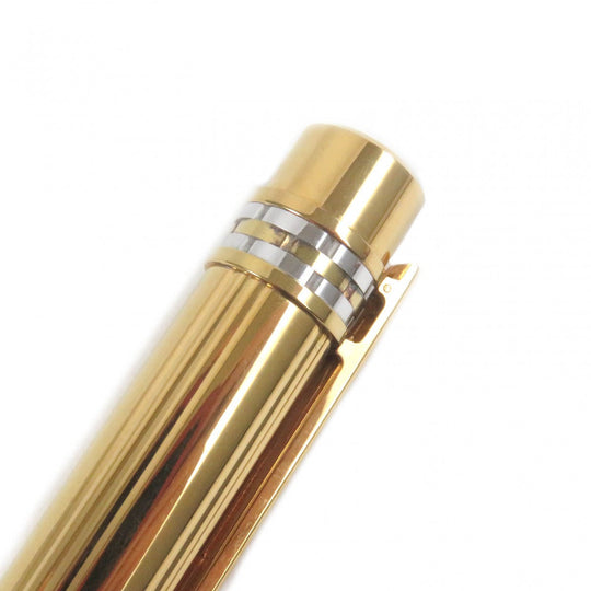 CARTIER fountain pen Pen tip: 18K Gold silver PANTHERE mens Used Authentic