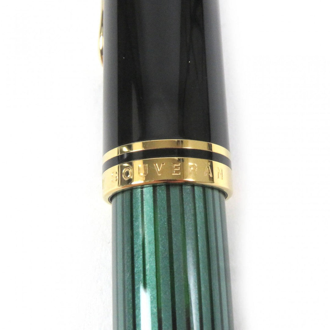PERIKAN fountain pen ‚l800 Nib: 750 Black gold Sovereign mens Used Authentic