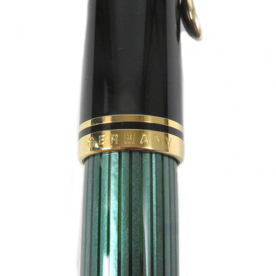 PERIKAN fountain pen ‚l800 Nib: 750 Black gold Sovereign mens Used Authentic