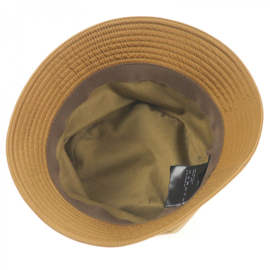 PRADA hat 2HC137 Outer: 100% recycled polyamide, Lining: 100% cotton, Partially calf leather Brown mens L Used Authentic