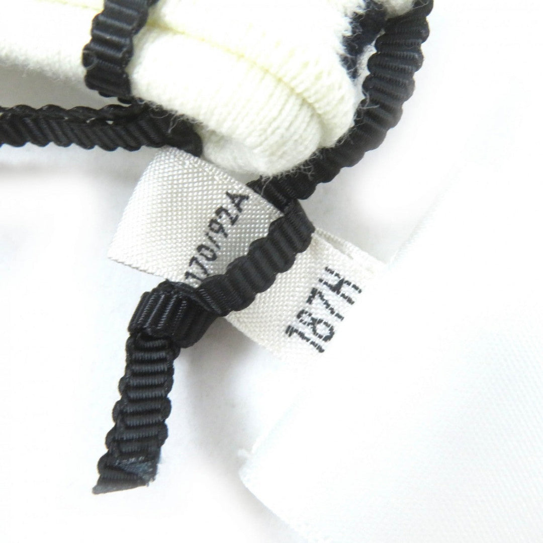 CELINE Tank top 2A22O372N Main: 77% cotton, 21% nylon, 2% polyurethane Off-white black Women L Used Authentic