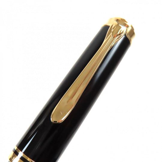 PERIKAN fountain pen M400 Pen point: 14K Green Black Gold Sovereign mens Used Authentic