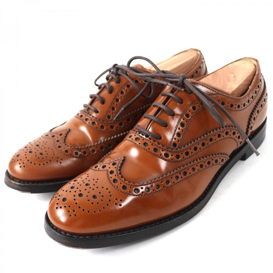 CHURCH'S Leather shoes Main: Leather Brown Women 38 Used Authentic