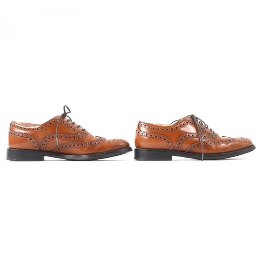 CHURCH'S Leather shoes Main: Leather Brown Women 38 Used Authentic
