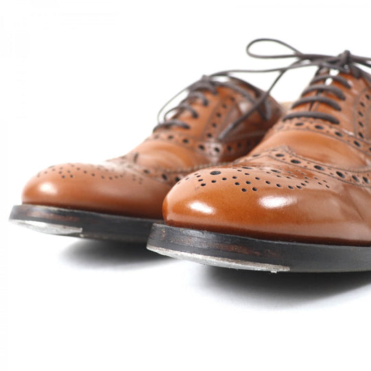 CHURCH'S Leather shoes Main: Leather Brown Women 38 Used Authentic