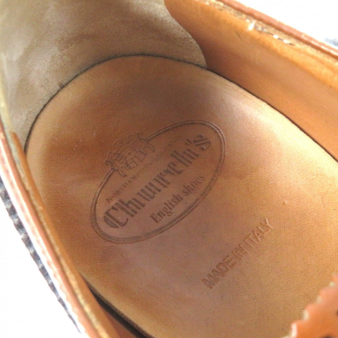 CHURCH'S Leather shoes Main: Leather Brown Women 38 Used Authentic