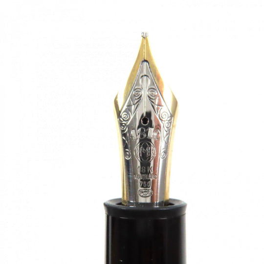 MONTBLANC fountain pen Pen tip: 18K Black gold Meisterstck 149 mens Used Authentic
