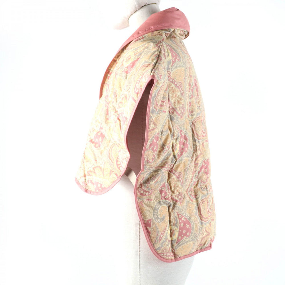 CELINE poncho SAF5553707 Main: 80% polyester, Main: 20% cotton, Lining: 80% polyester, Lining: 20% cotton, Filling: 85% down pink Women F Used Authentic