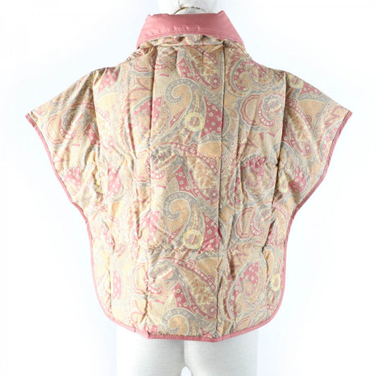 CELINE poncho SAF5553707 Main: 80% polyester, Main: 20% cotton, Lining: 80% polyester, Lining: 20% cotton, Filling: 85% down pink Women F Used Authentic