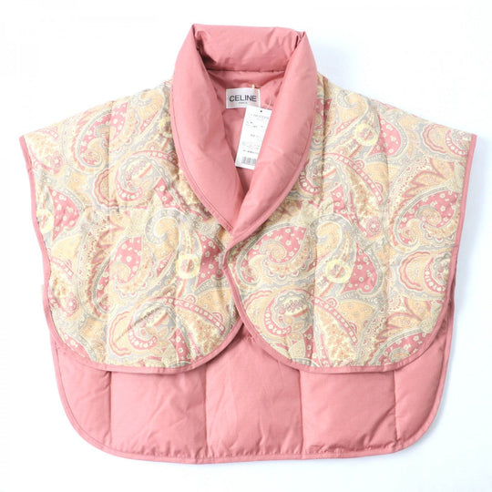 CELINE poncho SAF5553707 Main: 80% polyester, Main: 20% cotton, Lining: 80% polyester, Lining: 20% cotton, Filling: 85% down pink Women F Used Authentic