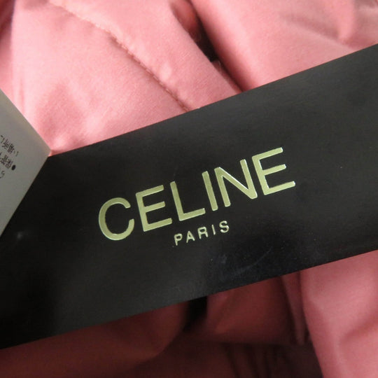 CELINE poncho SAF5553707 Main: 80% polyester, Main: 20% cotton, Lining: 80% polyester, Lining: 20% cotton, Filling: 85% down pink Women F Used Authentic