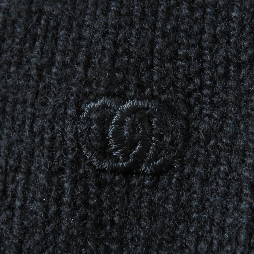 CHANEL one piece 93A P01936 Main: 100% cashmere black Women 36 Used Authentic